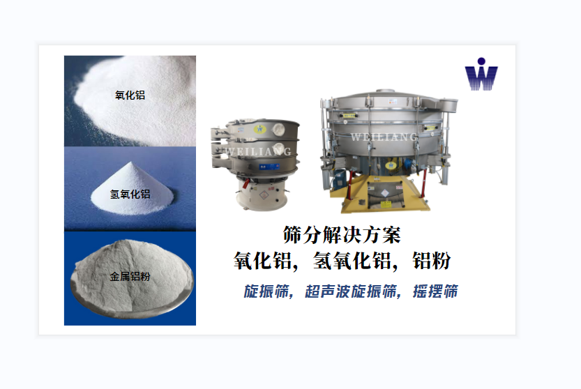 氧化鋁、氫氧化鋁、金屬鋁粉篩分案例